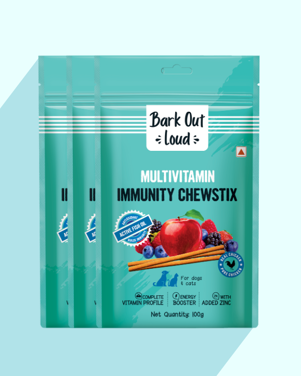 Multivitamin Immunity Chewstix for Dogs & Cats (100 gm)