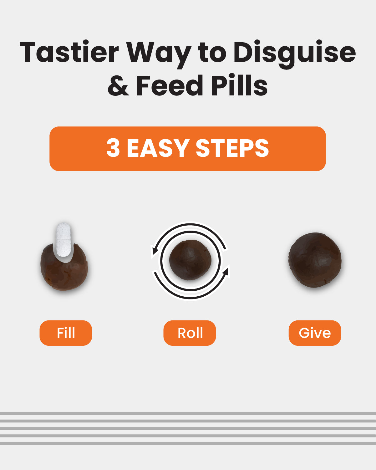 Easy Pill Dog (20 gm X 3 bars)