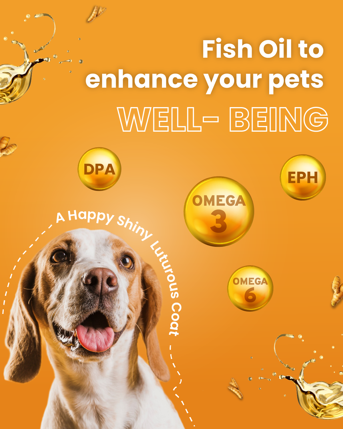 Glow & Shine Turmeric Chewstix for Dogs & Cats (100 gm)