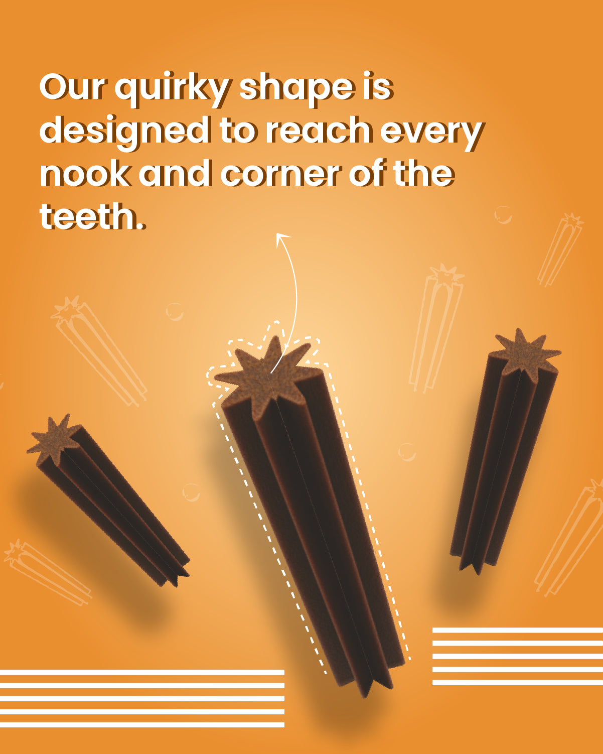 Dental Sticks - Oral Hygiene Treats for Dogs (100 gm)