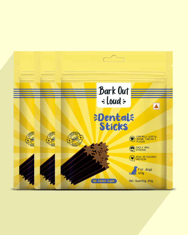 Dental Sticks - Oral Hygiene Treats for Dogs (100 gm)