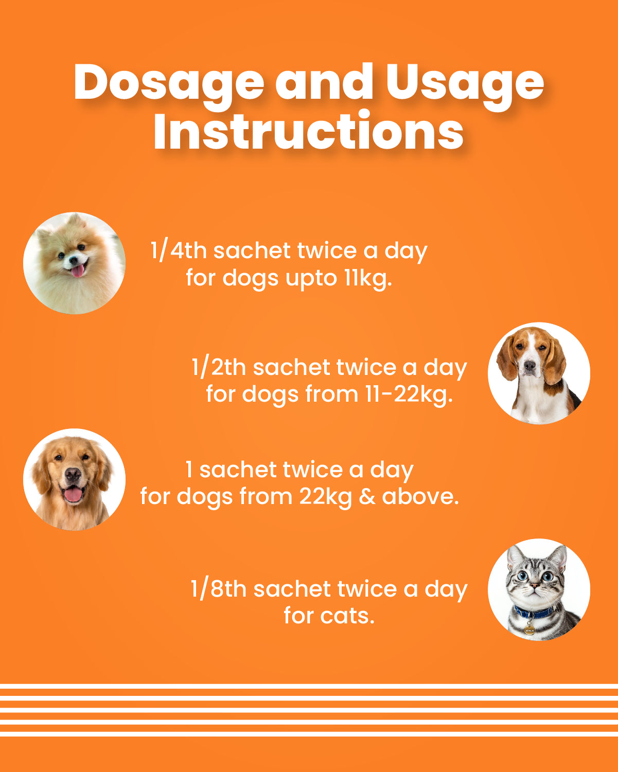 Calming & Anti-Anxiety Supplements for Cats & Dogs (5 sachets)