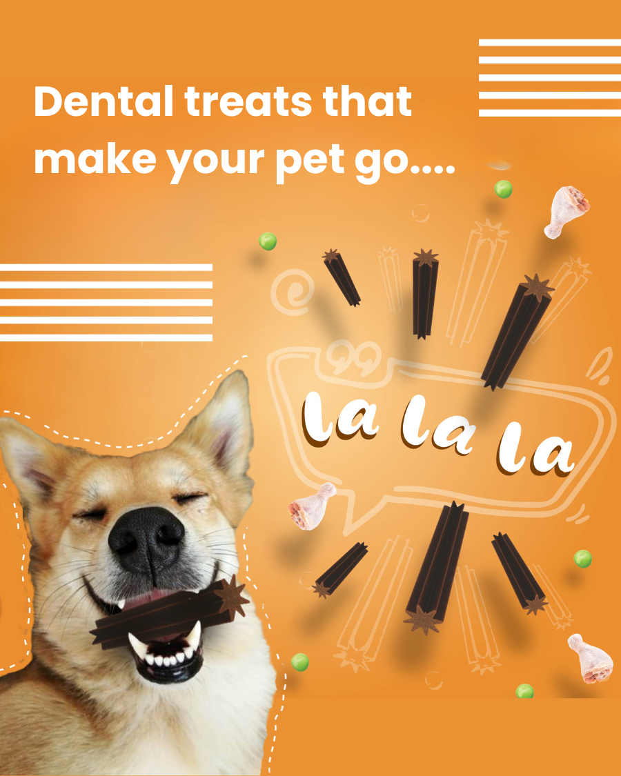Dental Sticks - Oral Hygiene Treats for Dogs (100 gm)