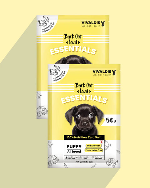 Essentials Dry Dog Food Puppy (50 gm) Pack of - Main Image