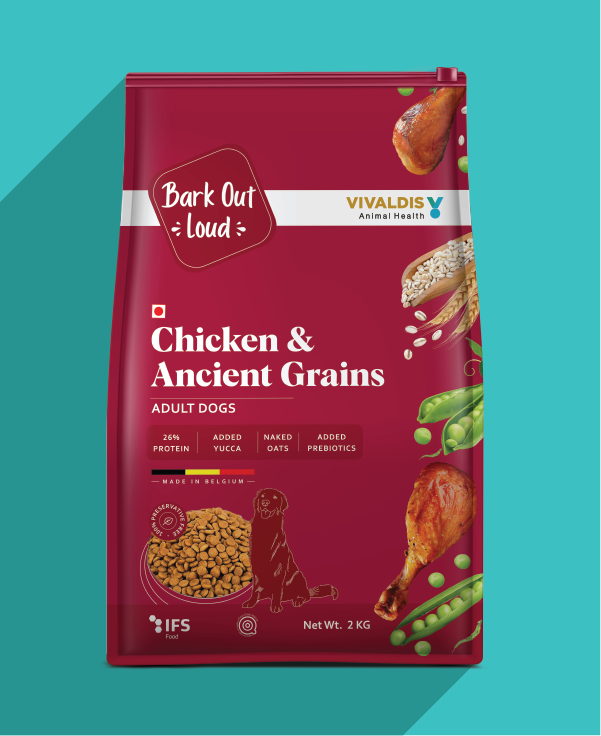 Chicken & Ancient Grains Dog food Medium/ Large Breed and Mini/ Small Breed