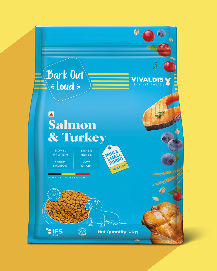 Salmon & Turkey - Adult Dog Dry Food for Medium & Large Breed