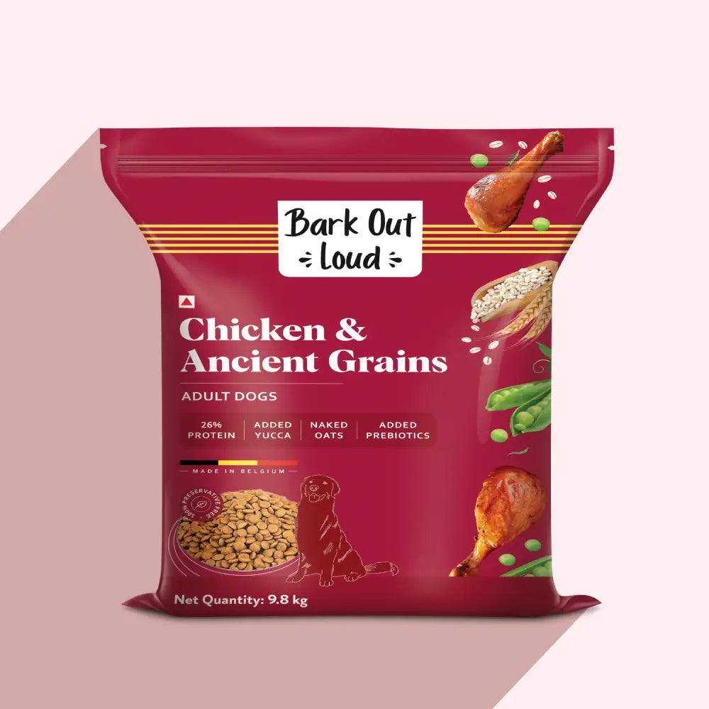 Chicken & Ancient Grains Dog food Medium/ Large Breed and Mini/ Small Breed