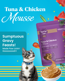 Tuna & Chicken Mousse - Wet Cat Food  - Adult Cats - All Breeds (6 N x 85 GMs)