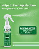 Grooming Essential Combo - Anti-Microbial Spray, Anti Allergy and Itch Relief Shampoo and Natural Flea & Tick Spray