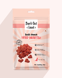 Red Hearts - Soft Chews Treats for Dogs (100 gm)