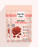 Red Hearts - Soft Chews Treats for Dogs (100 gm)