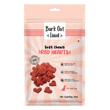 Red Hearts - Soft Chews Treats for Dogs (100 gm)