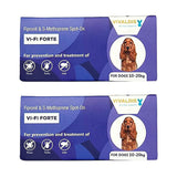 VI-FI Forte 1.34 ml - Single Pipette - Spot on Solution for Prevention & Effective Control of Flea, Tick & Chewing Lice Treatment for Dogs Weighing from 10 to 20 kg (Pack of 1)
