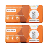 VI-FI Forte 0.67 ml - Spot on Solution for Prevention & Effective Control of Flea, Tick & Chewing Lice Treatment for Dogs Weighing Upto 10kg