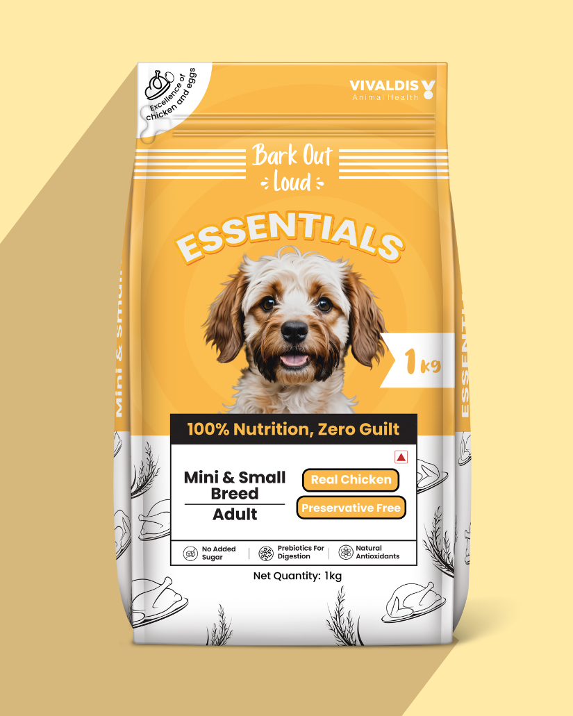 ESSENTIALS Adult Dry Dog Food Mini Small Breeds Pack of x 1kg
