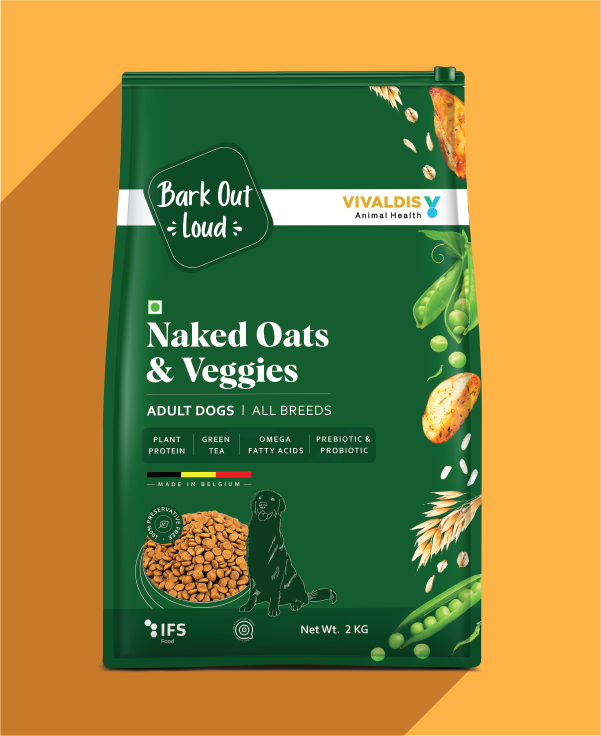 Naked Oats & Veggies - Adult Dogs Food (2 kg)