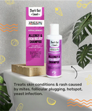 Summer Essential Combo - Anti-Microbial Spray, Anti Allergy and Itch Relief Shampoo and Natural Flea & Tick Spray