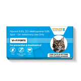 Spot On for Cats & Kittens,Ticks & Flea Prevention, Monthly Treatment from Chewing Lice, Anti-tick Solution (0.5ml)