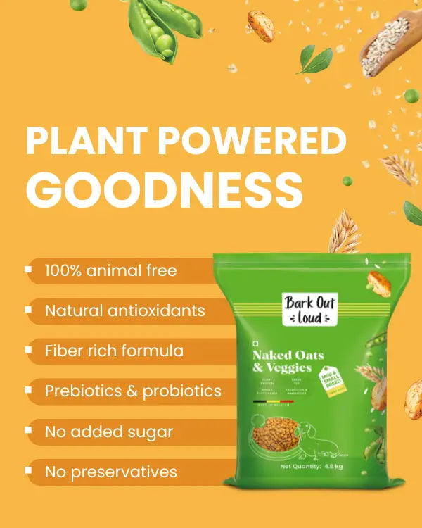 Naked Oats & Veggies - Medium and Large Breed and Mini and Small Breed