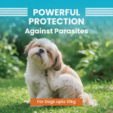 VI-FI Forte 0.67 ml - Spot on Solution for Prevention & Effective Control of Flea, Tick & Chewing Lice Treatment for Dogs Weighing Upto 10kg