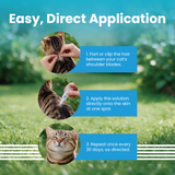 Spot On for Cats & Kittens,Ticks & Flea Prevention, Monthly Treatment from Chewing Lice, Anti-tick Solution (0.5ml)