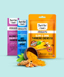 Itch Relief Combo -  Anti Allergy and Itch Relief Shampoo, Anti-Microbial Spray, Turmeric Chewstix